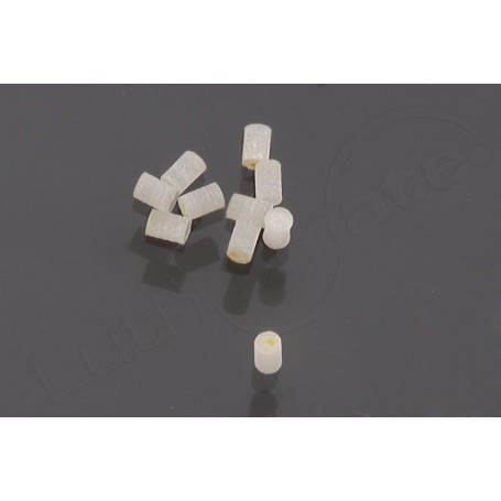 2 mm plastic Pearl Dot Inlay (10 pieces)