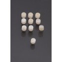 4 mm plastic Pearl Dot Inlay (10 pieces)