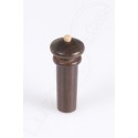 Rosewood tailpiece knob with ivory inlay